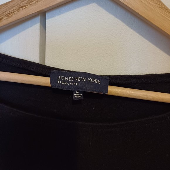 Jones New York Signature Women's Short Sleeve Top Size: XL - Picture 3 of 10